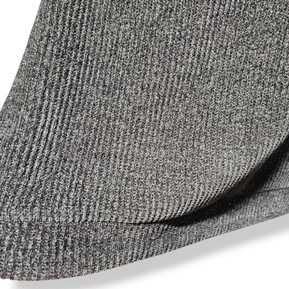 NEW 1. State Romantic Blooms Dark Heather Gray Chenille Ribbed Sweater size Med - Picture 8 of 10
